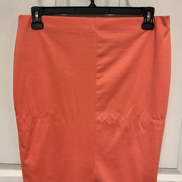 Ssoulm Vibrant Coral Pencil Skirt - Picture 5 of 10